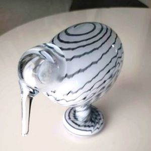 Oiva Toikka Nuutajaravi IIttala Finland Mid Century Kiwi Glass Bird